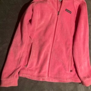 Columbia Pink Fleece Jacket size XL.